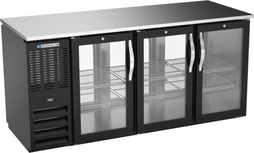 Beverage Air BBN72HC-FG-PT-B Back Bar Cabinet, Refrigerated, Pass-Thru