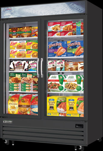 Everest Refrigeration EMGF48B Freezer, Merchandiser