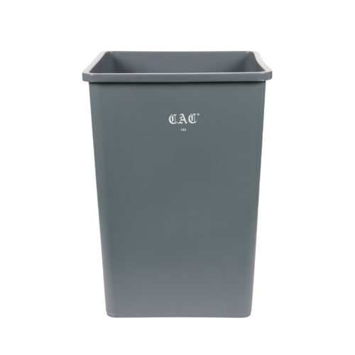 CAC TCSQ-35GRY Trash Receptacle, Outdoor/Indoor