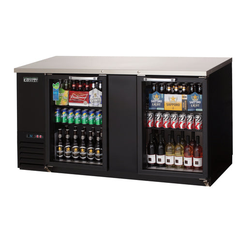 Everest Refrigeration EBB69G-24 Back Bar Cabinet, Refrigerated