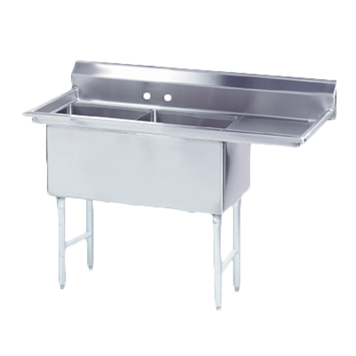 Advance Tabco FS-2-1620-18R Sink, (2) Two Compartment