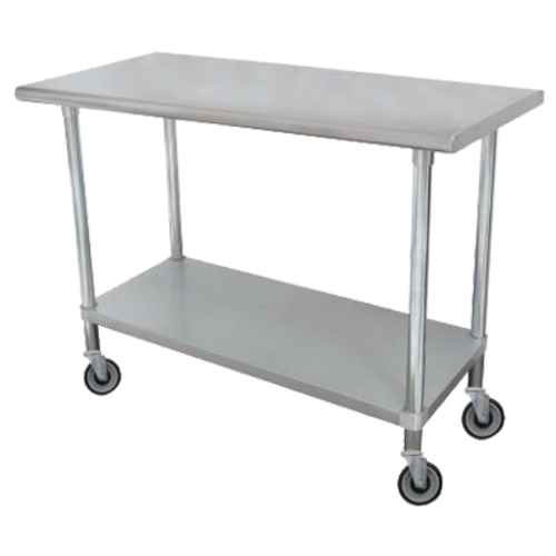 Advance Tabco MSLAG-304C-X Work Table,  40" - 48", Stainless Steel Top
