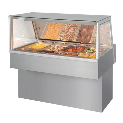 Fri-Jado HD 4 SQUARE Display Case, Heated Deli, Countertop