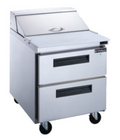 Dukers DSP29-12M-D2 Refrigerated Counter, Mega Top Sandwich / Salad Unit