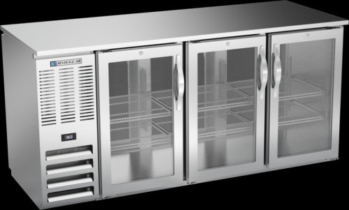 Beverage Air BBN72HC-F-GS-PT-S Back Bar Cabinet, Refrigerated, Pass-Thru
