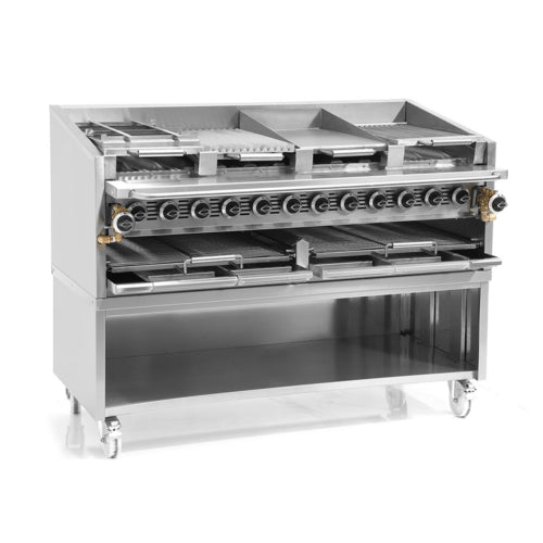 Galaxy CB-60G Charbroiler, Gas, Floor Model