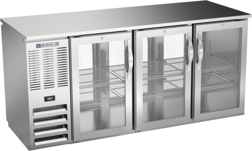 Beverage Air BBN72HC-GS-PT-S Back Bar Cabinet, Refrigerated, Pass-Thru