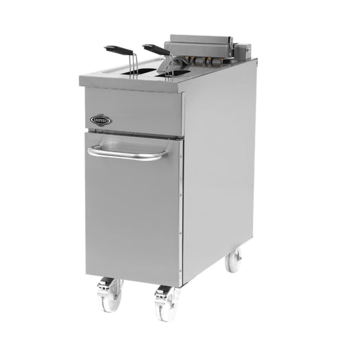 Galaxy FR-40E Fryer, Electric, Floor Model, Full Pot