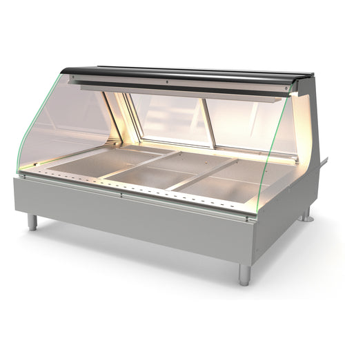 Giles GHM-4C FULL Display Case, Heated Deli, Countertop