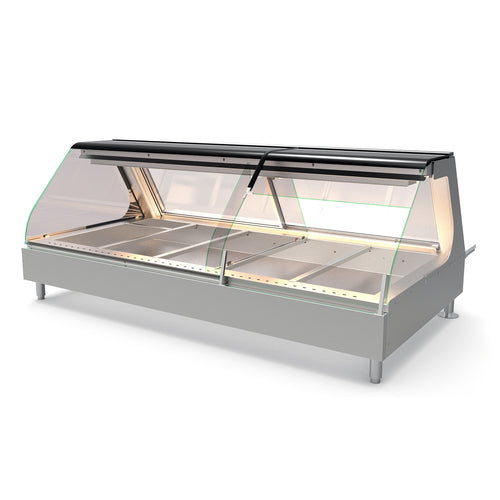 Giles GHM-6C SELF Display Case, Heated Deli, Countertop