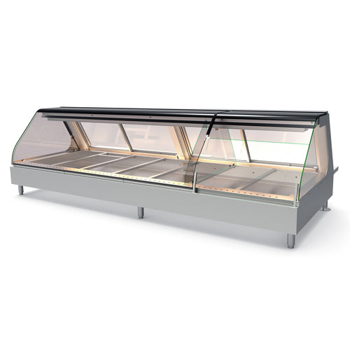 Giles GHM-8C SELF Display Case, Heated Deli, Countertop