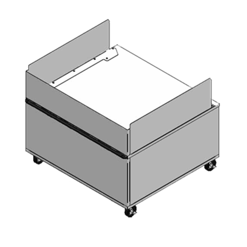 Giles 71654 Display Case, Equipment Stand