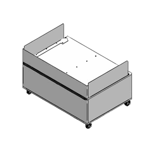 Giles 71655 Display Case, Equipment Stand