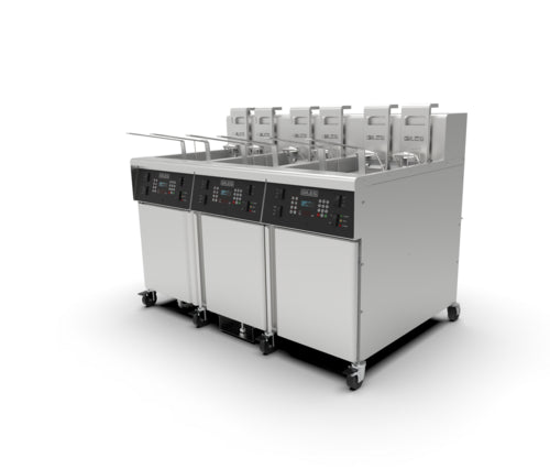 Giles GBF-80/80/80G Fryer, Gas, Multiple Battery