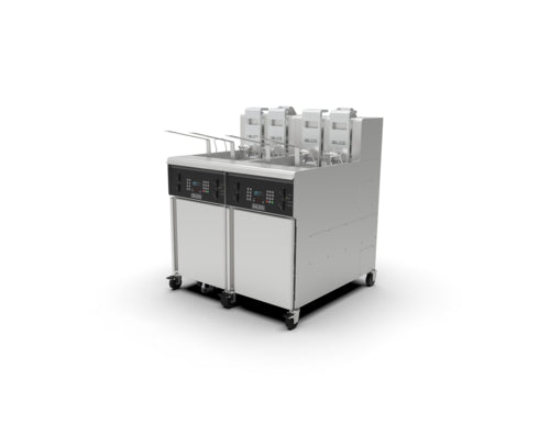 Giles GBF-80/80G Fryer, Gas, Multiple Battery