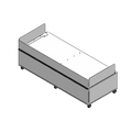 Giles 71657 Display Case, Equipment Stand
