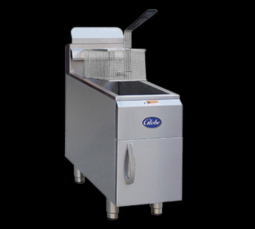 Globe GF15G Fryer, Gas, Countertop, Full Pot