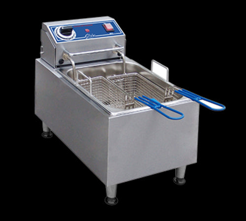 Globe PF10E Fryer, Electric, Countertop, Full Pot
