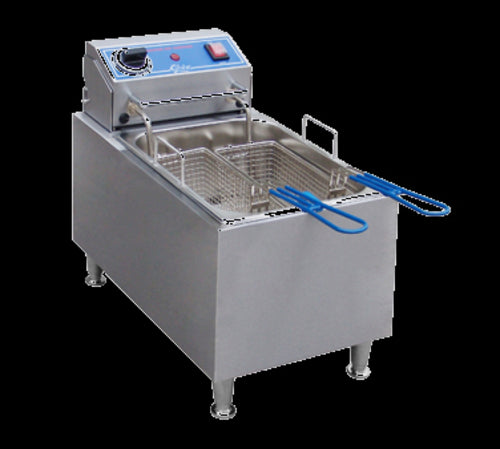 Globe PF16E Fryer, Electric, Countertop, Full Pot