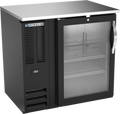 Beverage Air BBN36HC-G-B Back Bar Cabinet, Refrigerated