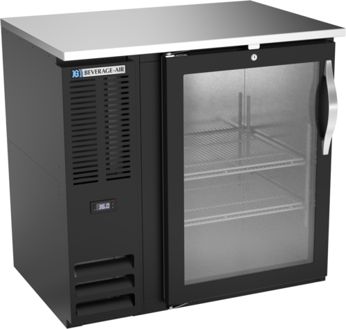 Beverage Air BBN36HC-G-B Back Bar Cabinet, Refrigerated