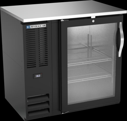 Beverage Air BBN36HC-G-B Back Bar Cabinet, Refrigerated