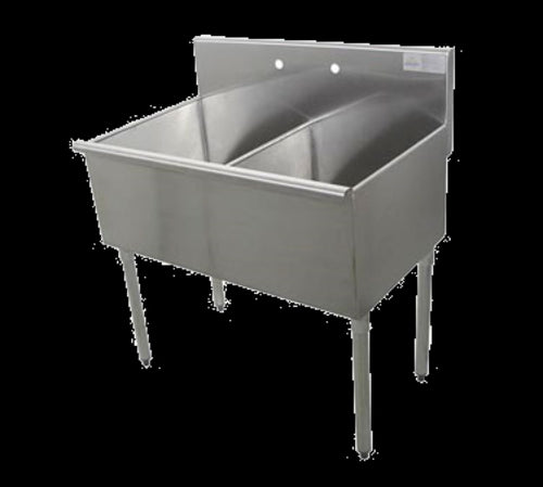 Advance Tabco 4-42-60 Sink, (2) Two Compartment
