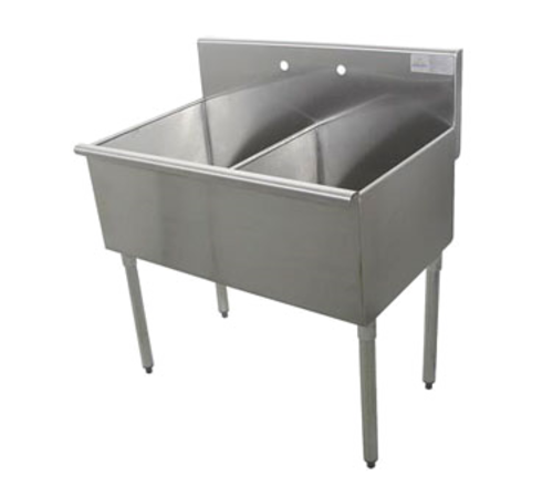 Advance Tabco 6-42-48-X Sink, (2) Two Compartment