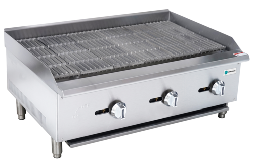 Hurakan HKN-CBG36A Charbroiler, Gas, Countertop