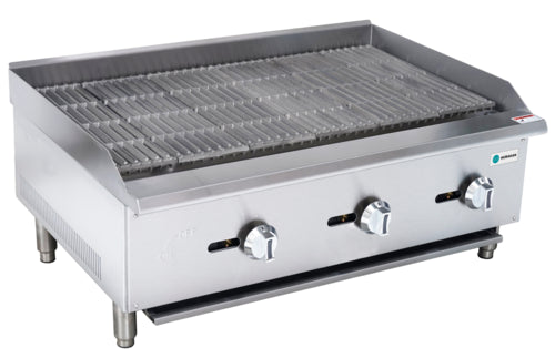 Hurakan HKN-CBG36A Charbroiler, Gas, Countertop
