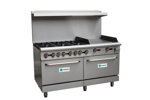 Hurakan HKN-XRFG60O6G24A Range, 60" Heavy Duty, Gas