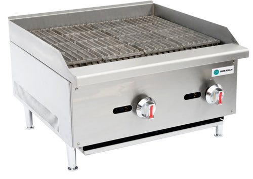 Hurakan HKN-CBG24A Charbroiler, Gas, Countertop