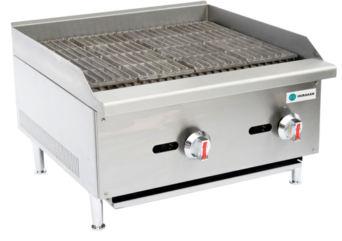 Hurakan HKN-CBG24A Charbroiler, Gas, Countertop