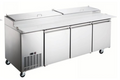 Hurakan HKN-PZ93R3E Refrigerated Counter, Pizza Prep Table