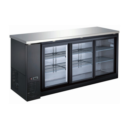 Hurakan HKN-GBB2472GSE Back Bar Cabinet, Refrigerated