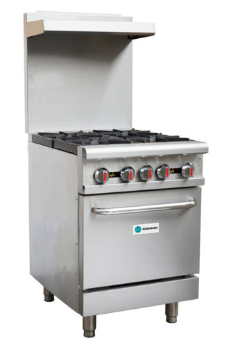 Hurakan HKN-XRFG24O4A Range, 24" Heavy Duty, Gas
