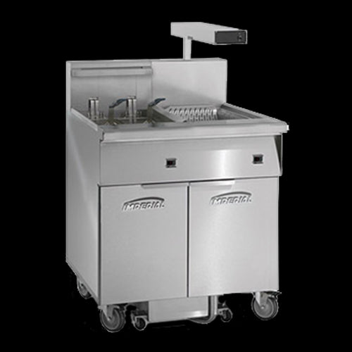 Imperial IFSCB150EUT Fryer, Electric, Floor Model, Full Pot