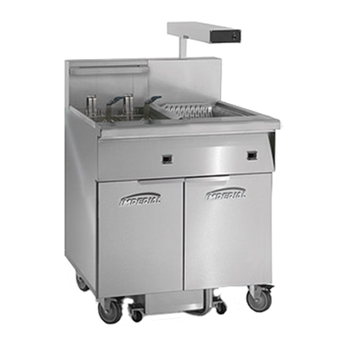 Imperial IFSCB150EUC Fryer, Electric, Floor Model, Full Pot