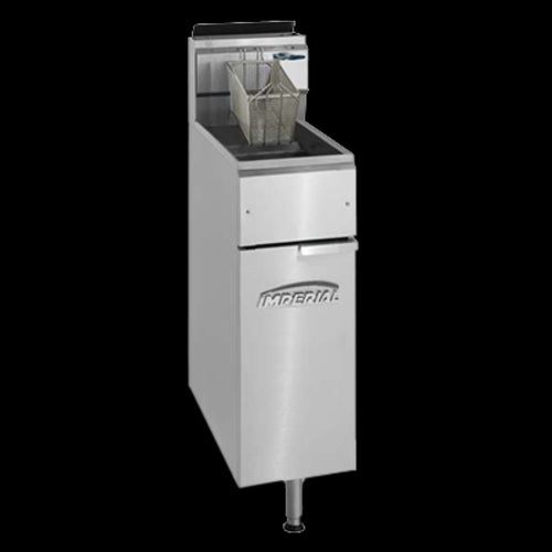 Imperial IFS-25 Fryer, Gas, Floor Model, Full Pot