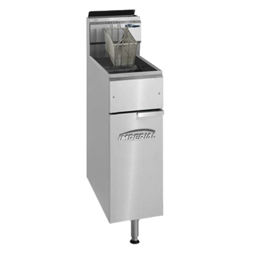 Imperial IFS-25 Fryer, Gas, Floor Model, Full Pot