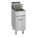 Imperial IFS-2525 Fryer, Gas, Floor Model, Split Pot