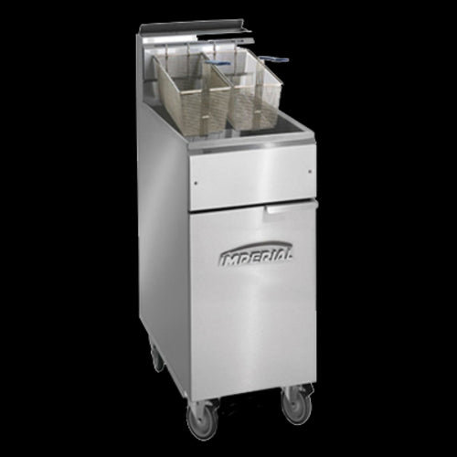 Imperial IFS-50-OP Fryer, Gas, Floor Model, Full Pot