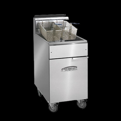 Imperial IFS-75-OP Fryer, Gas, Floor Model, Full Pot