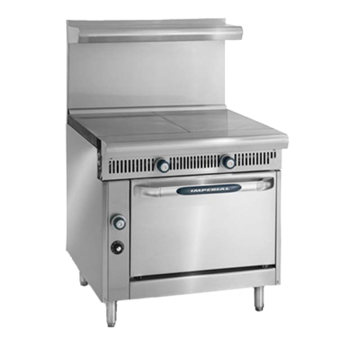 Imperial IHR-2HT-XB Range, 36" Heavy Duty, Gas