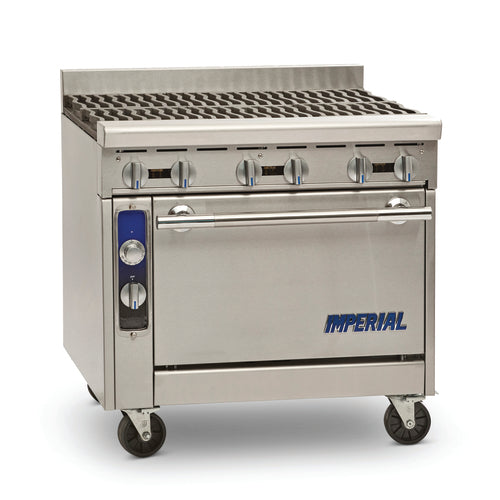 Imperial IHR-6-M Range, 36" Heavy Duty, Gas