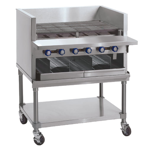 Imperial IABA-48 Charbroiler, Gas, Countertop