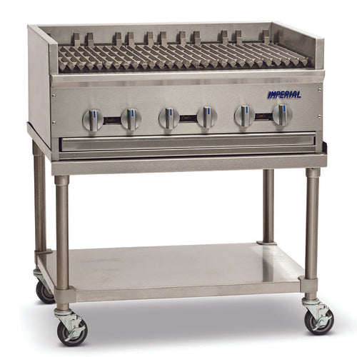 Imperial PSB48 Charbroiler, Gas, Countertop