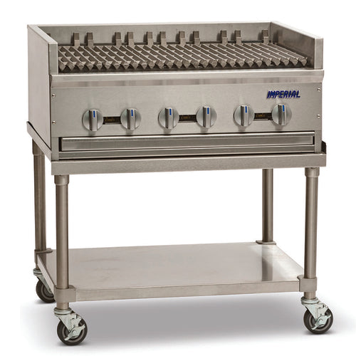Imperial PSB60 Charbroiler, Gas, Countertop