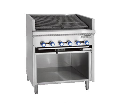 Imperial IABF-48 Charbroiler, Gas, Floor Model