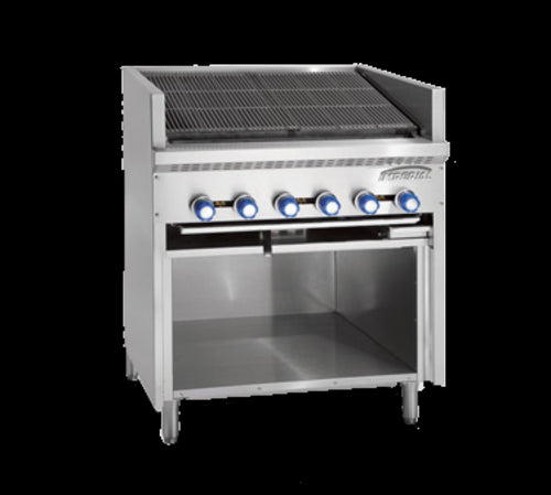 Imperial IABF-24 Charbroiler, Gas, Floor Model